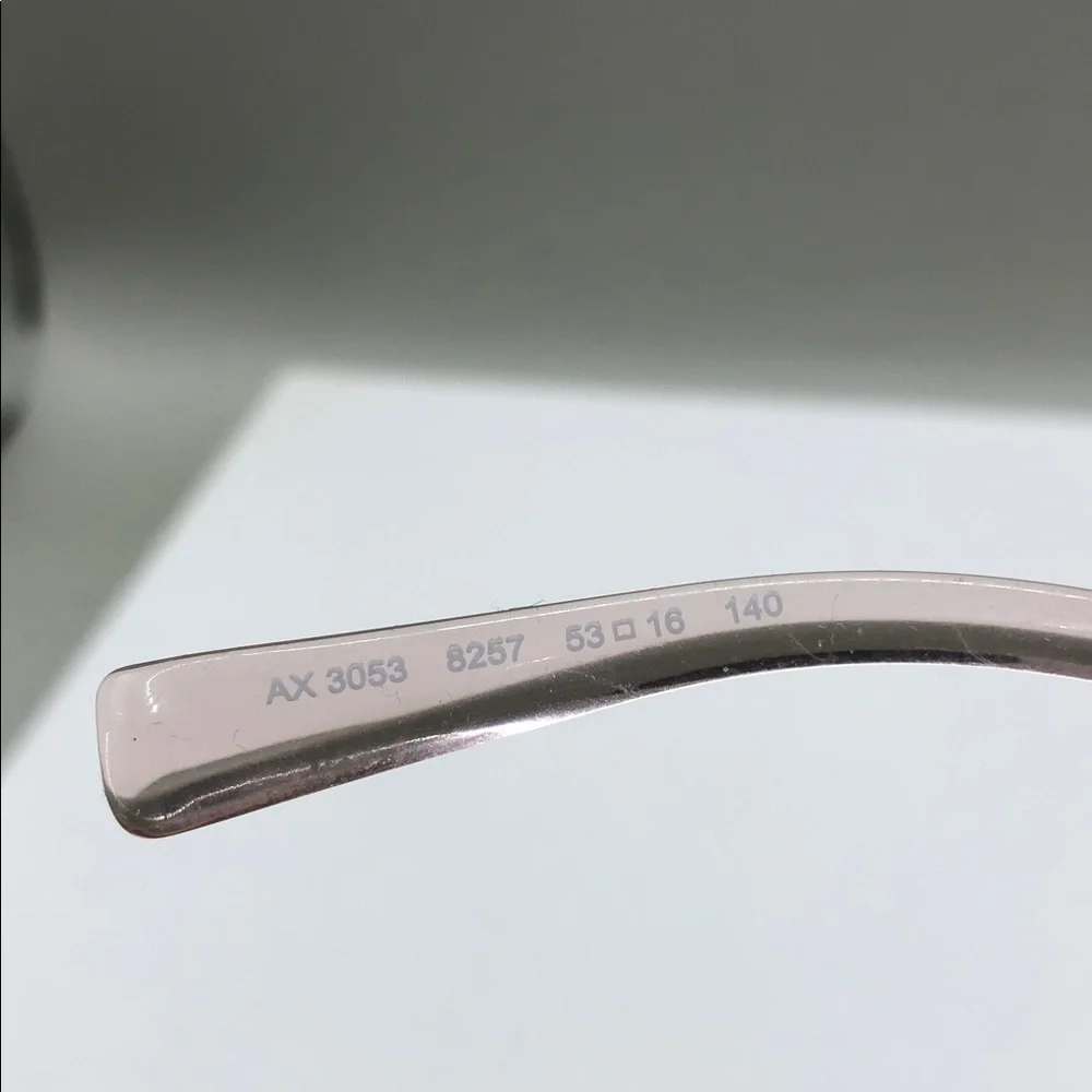 Armani Exchange AX3053 Tundra-Transparent Rose (8257) 53-16-140 Cat Eye Gradient